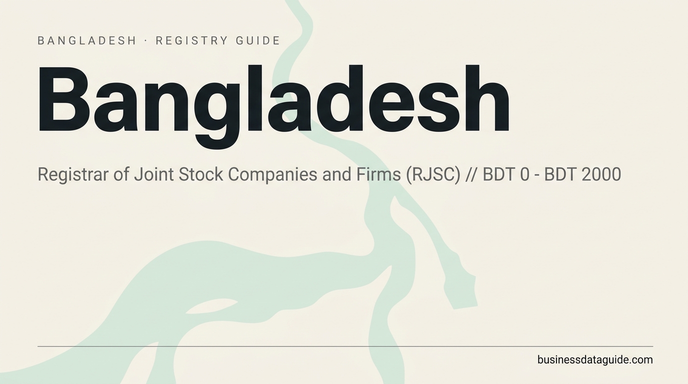Bangladesh company registry guide cover