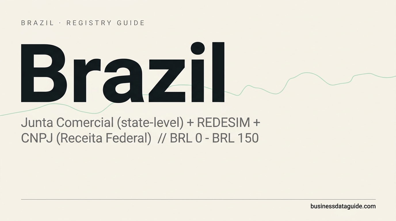 Brazil company registry guide cover