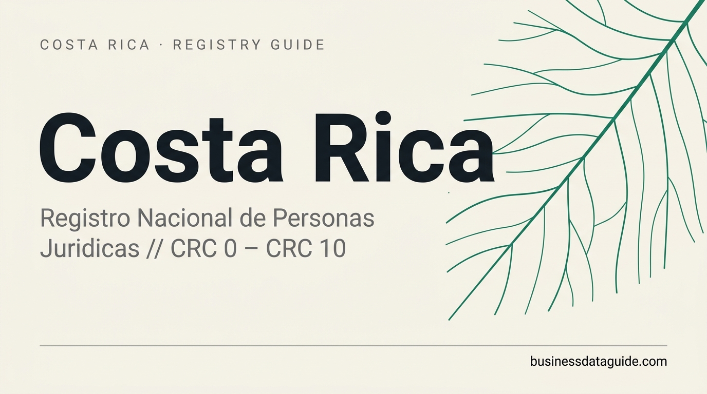 Costa Rica company registry guide cover