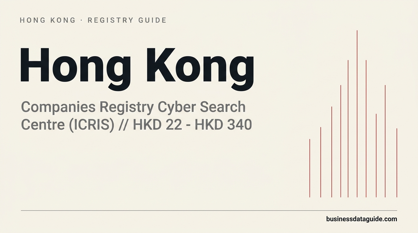 Hong Kong company registry guide cover