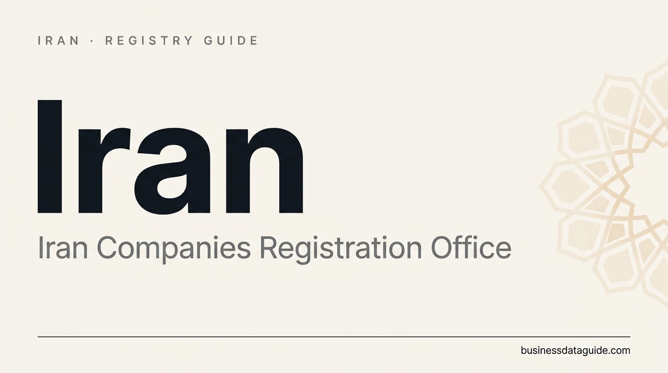 Iran company registry guide cover