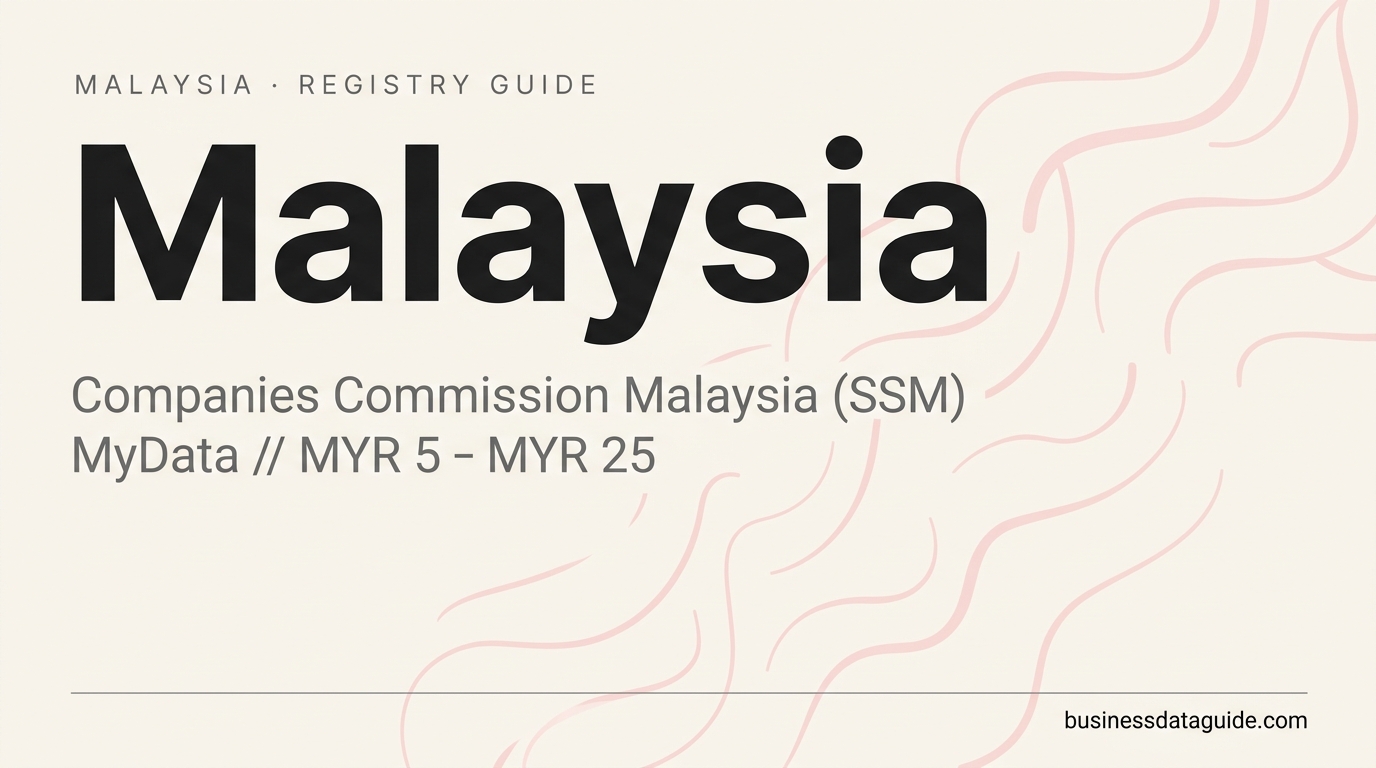 Malaysia company registry guide cover