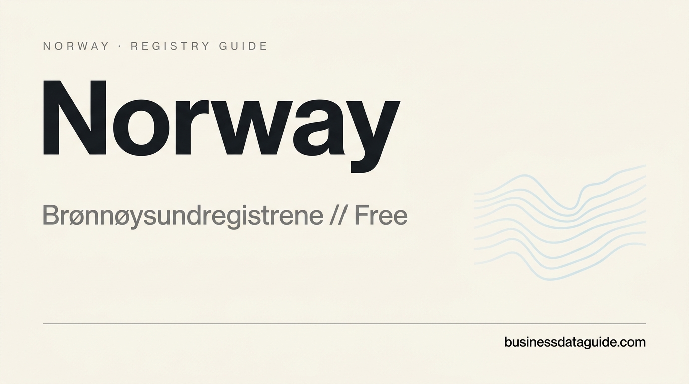 Norway company registry guide cover