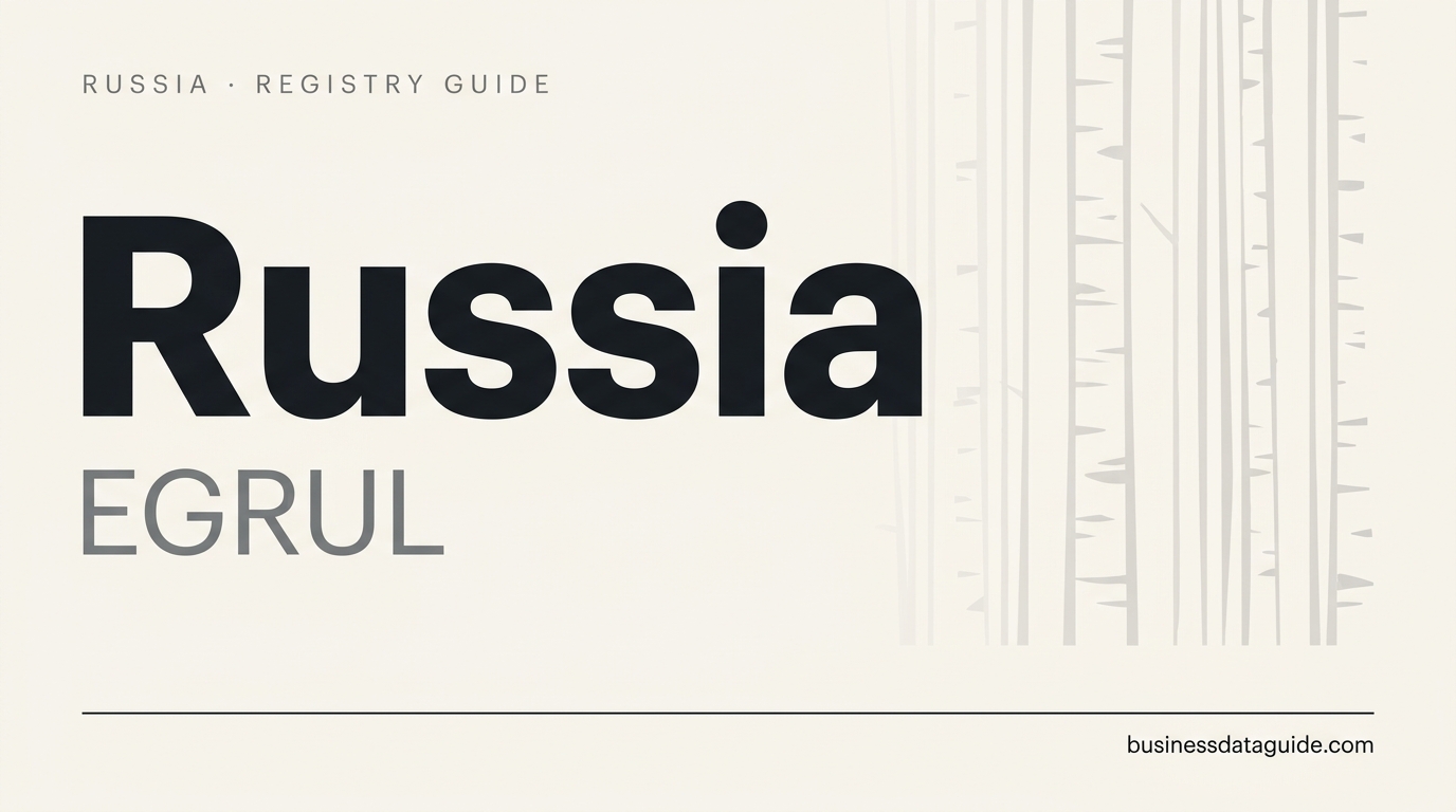 Russia company registry guide cover