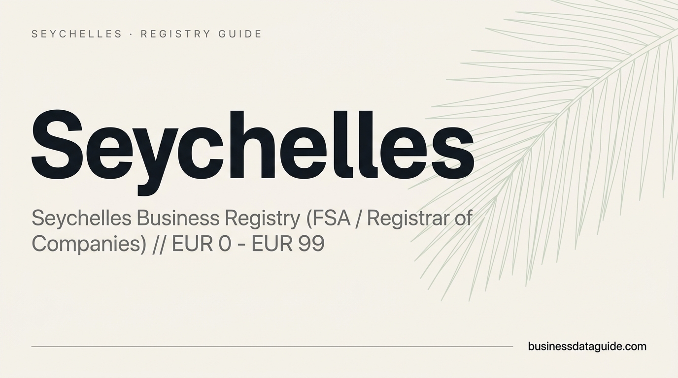 Seychelles company registry guide cover