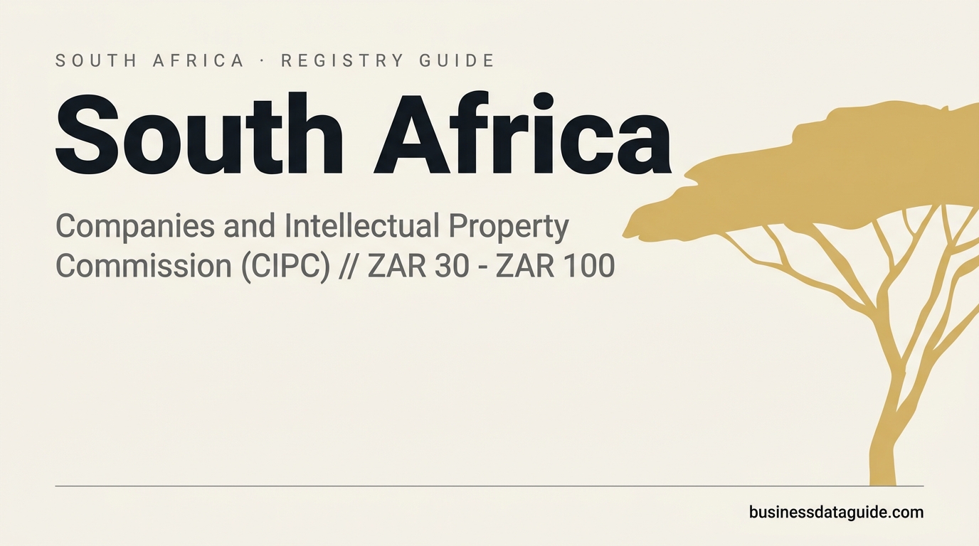 South Africa company registry guide cover