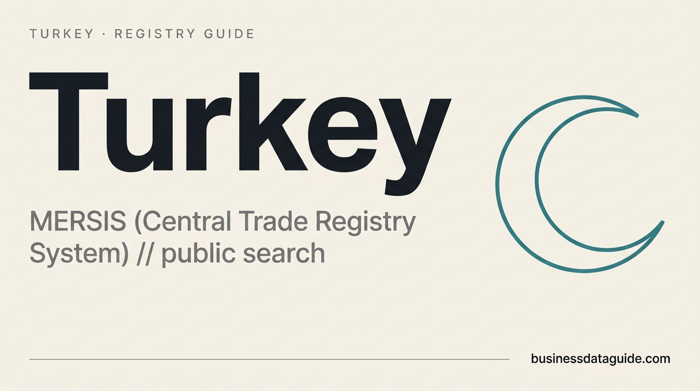 Turkey company registry guide cover