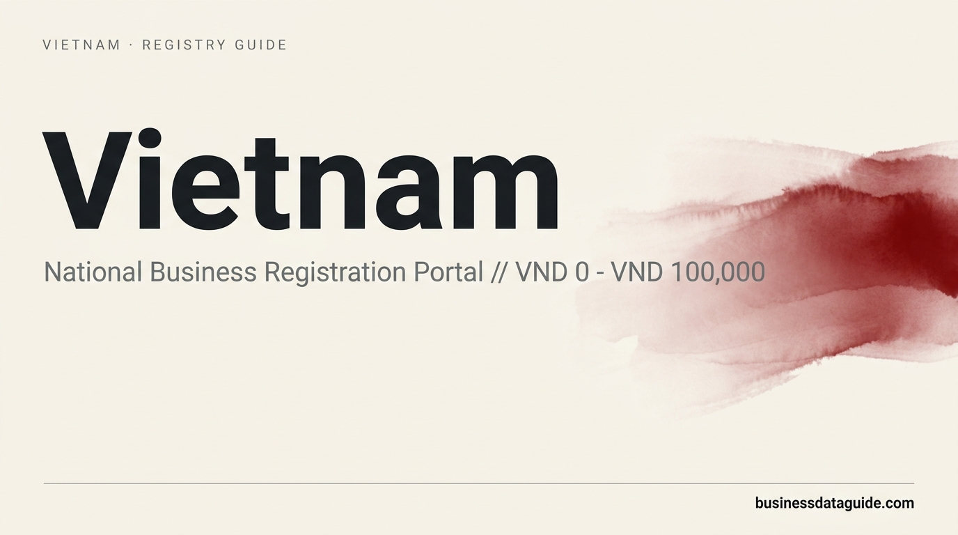 Vietnam company registry guide cover